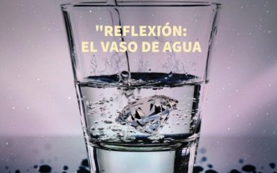 REFLEXIÓN:                             EL VASO DE AGUA